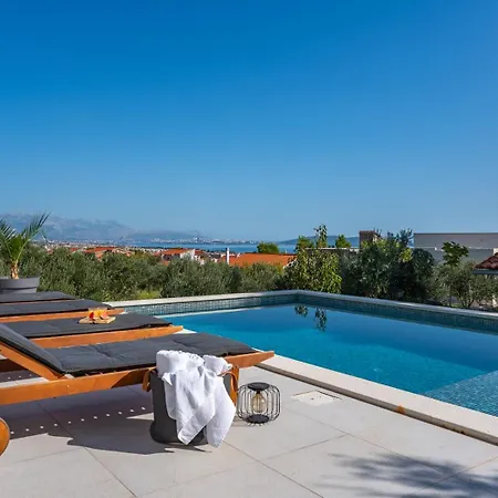 Lea With 4 Bedrooms, 40sqm Pool, Hot-tub, 2km From Villa Kaštel Novi